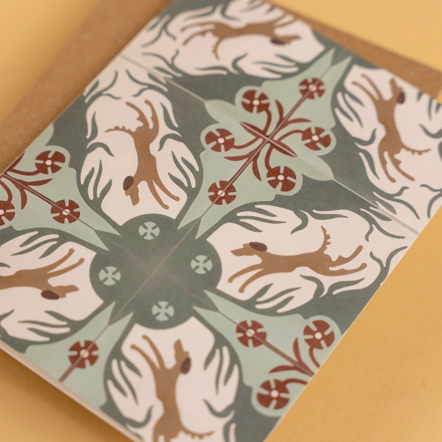 Adam Trest Stationery | Hounds Tile Card