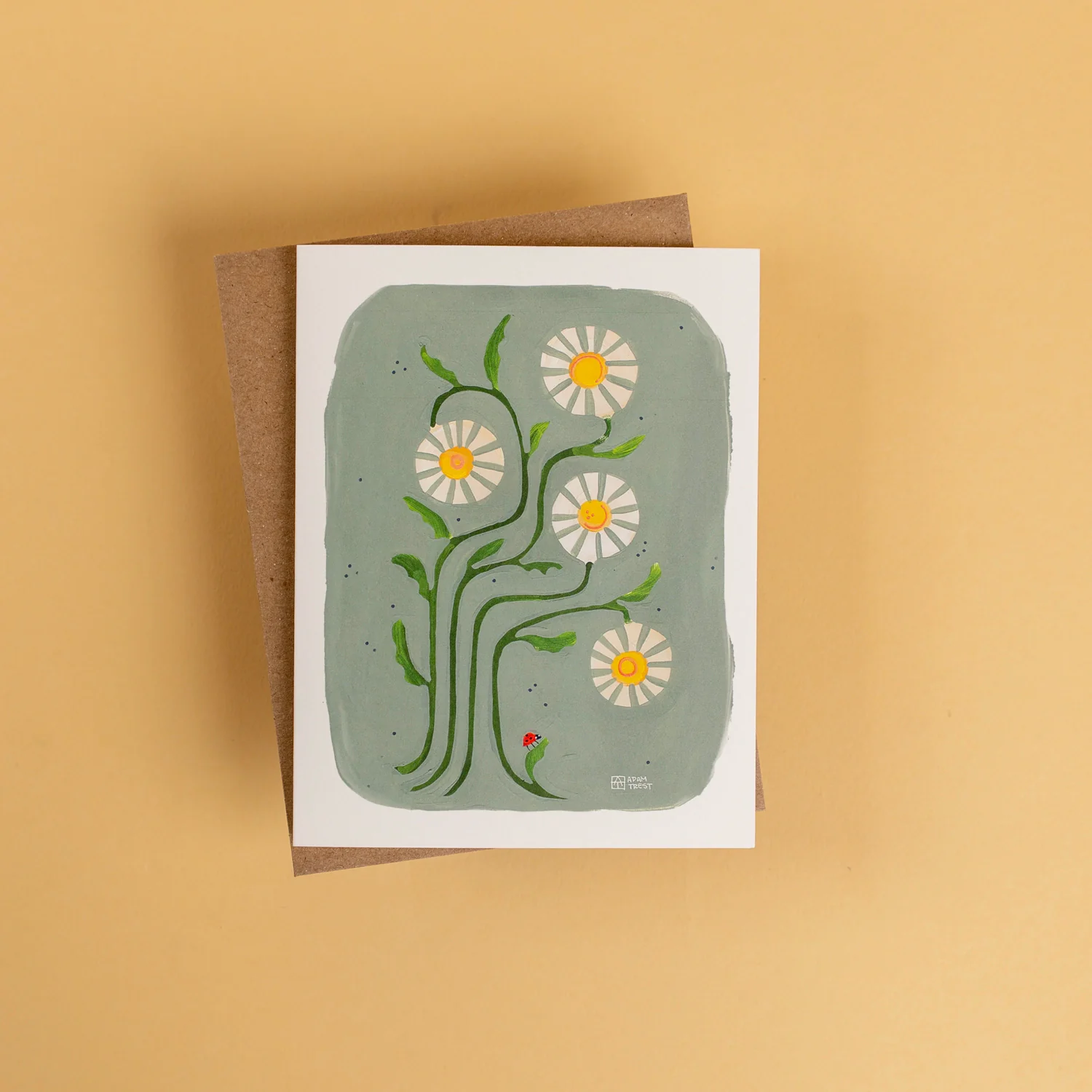 Adam Trest Stationery | Daisies in Blue Card