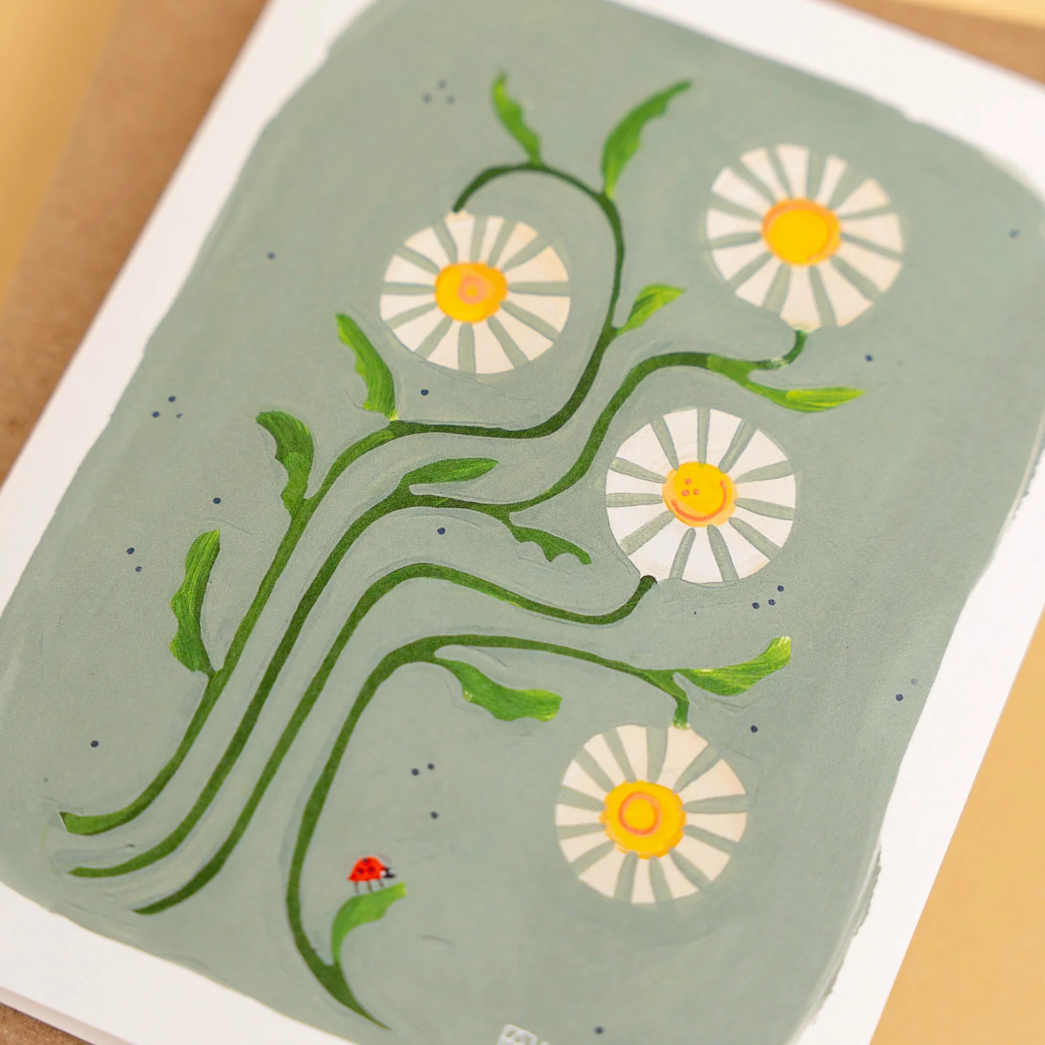 Adam Trest Stationery | Daisies in Blue Card