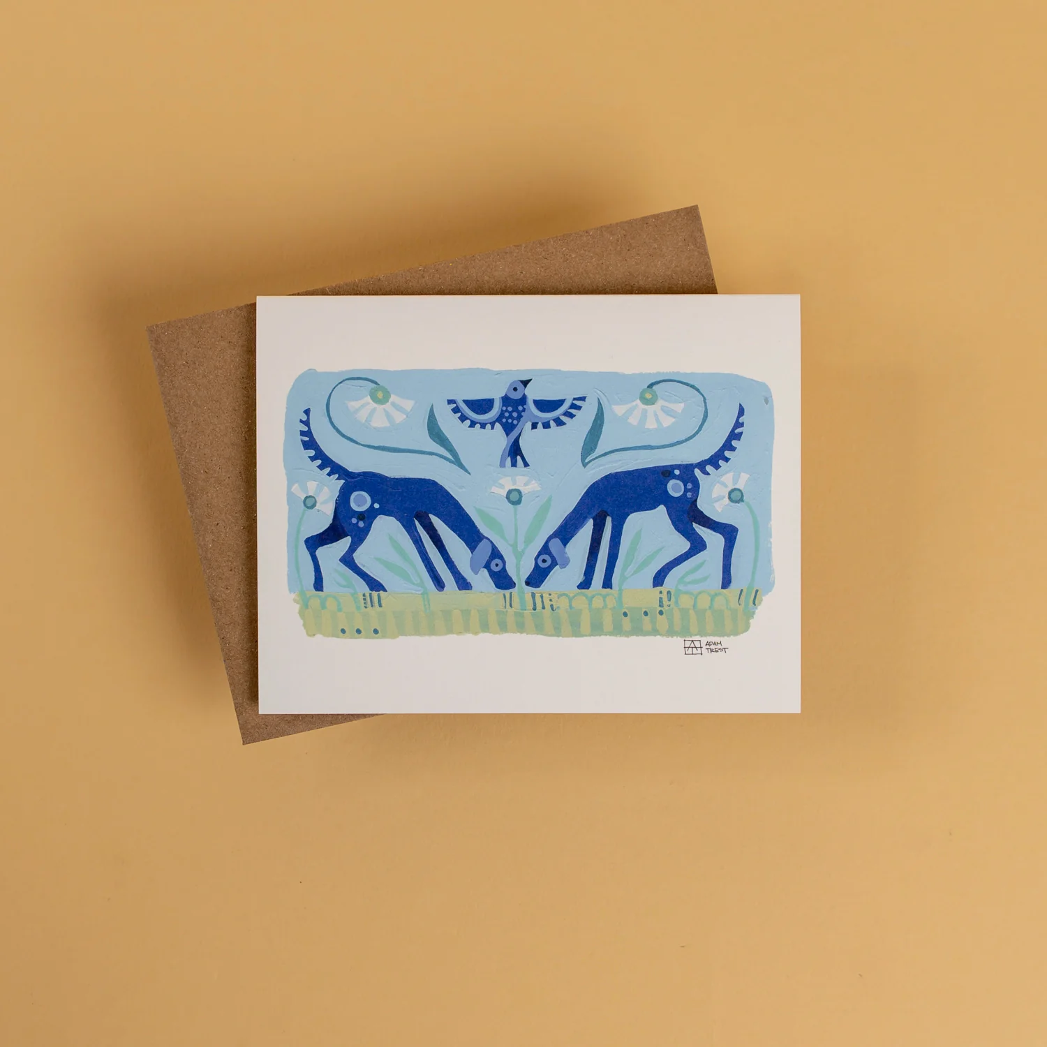 Adam Trest Stationery | Just Here Card