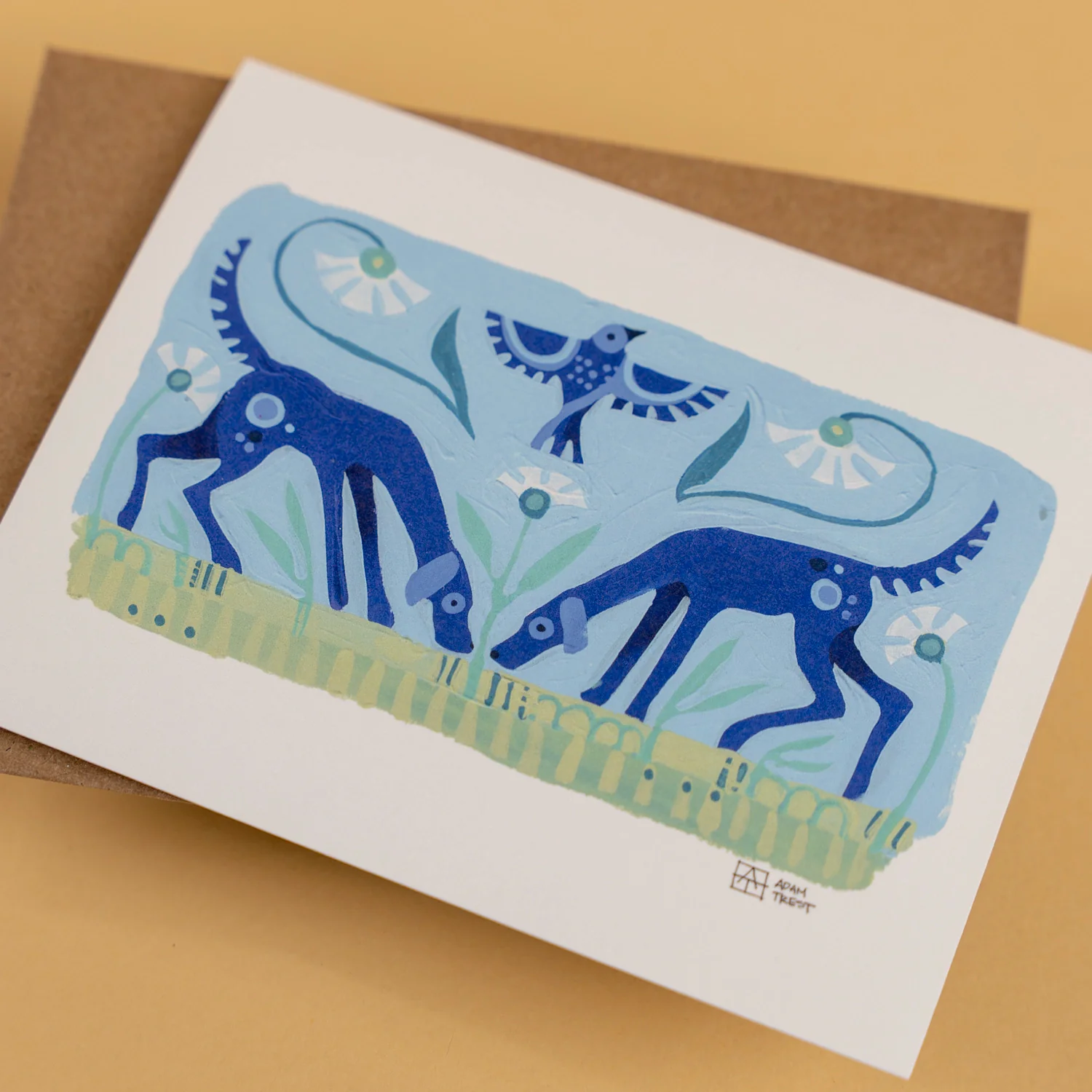 Adam Trest Stationery | Just Here Card
