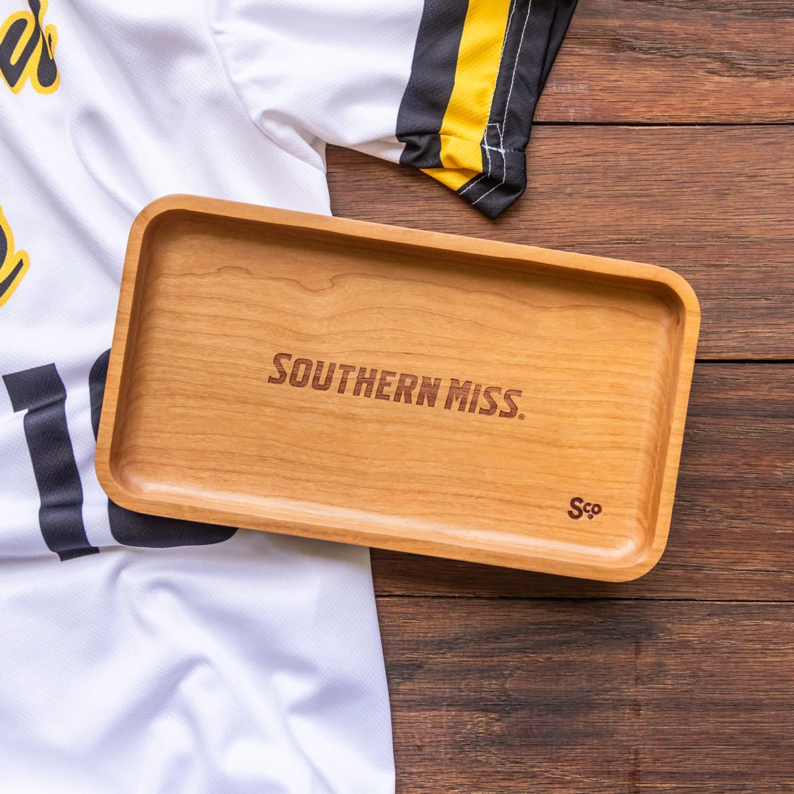 Cherry Southern Miss Wooden Valet