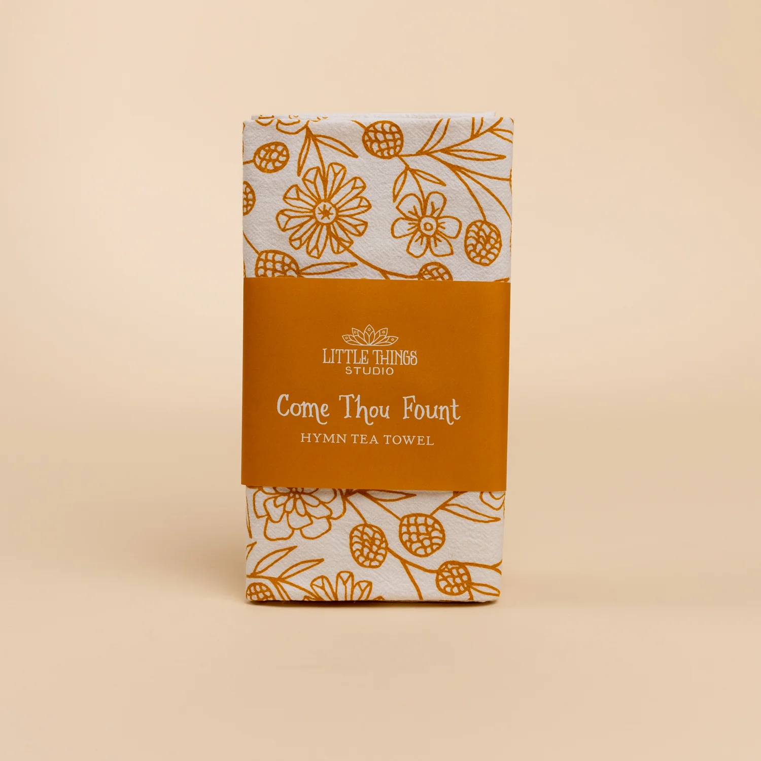 Come Thou Fount Hymn Tea Towel