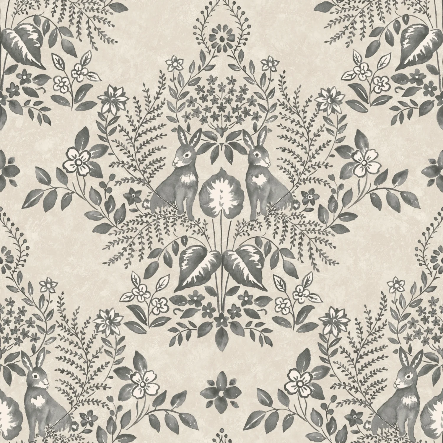 Cottontail Toile Premium Peel + Stick Wallpaper Roll