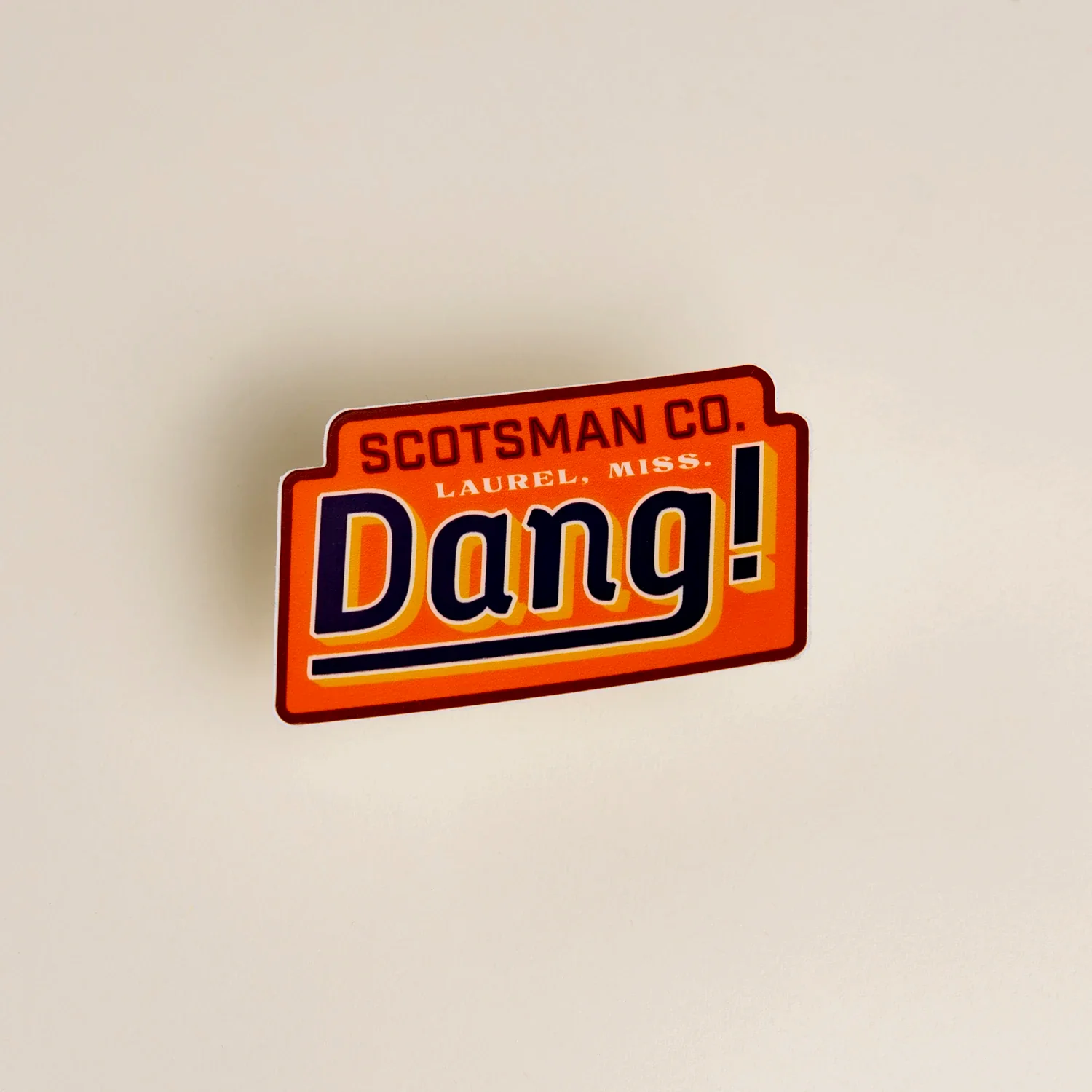 Dang! Die Cut Decal