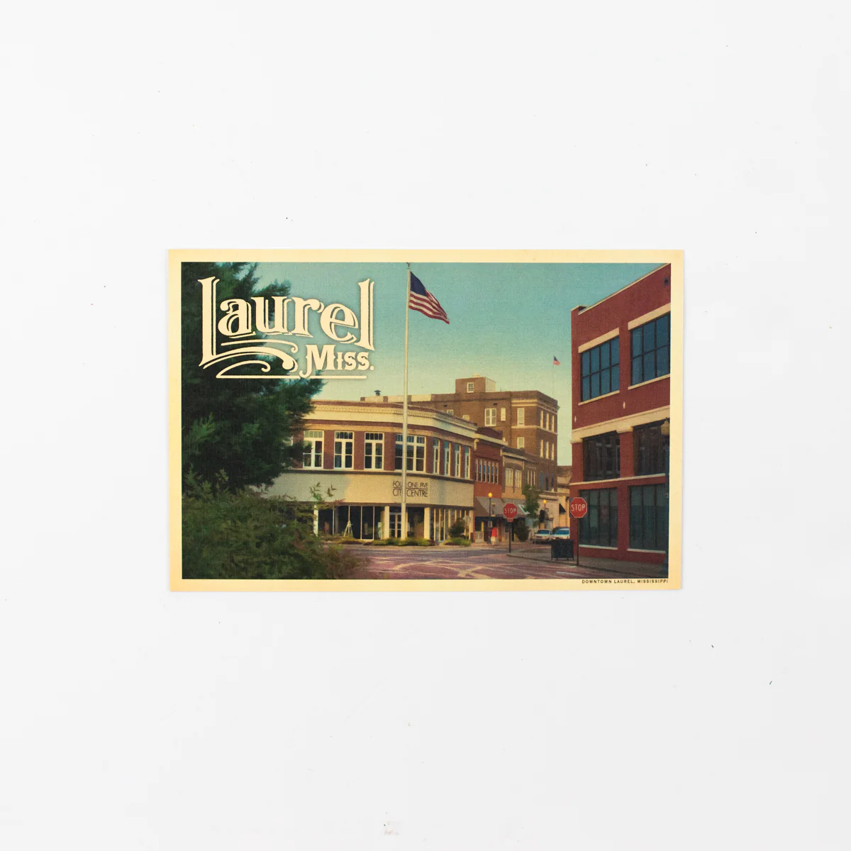 Downtown Laurel Postcard Souvenir