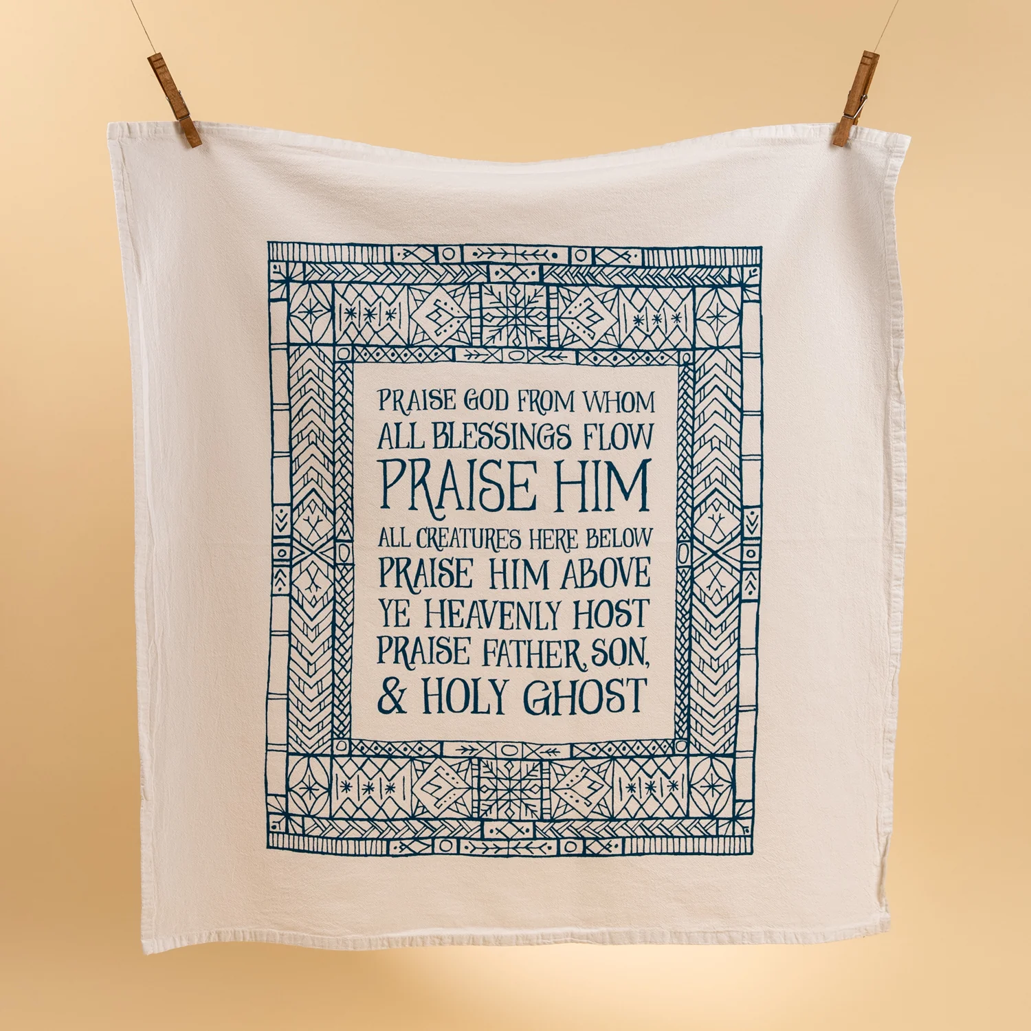 Doxology Hymn Tea Towel