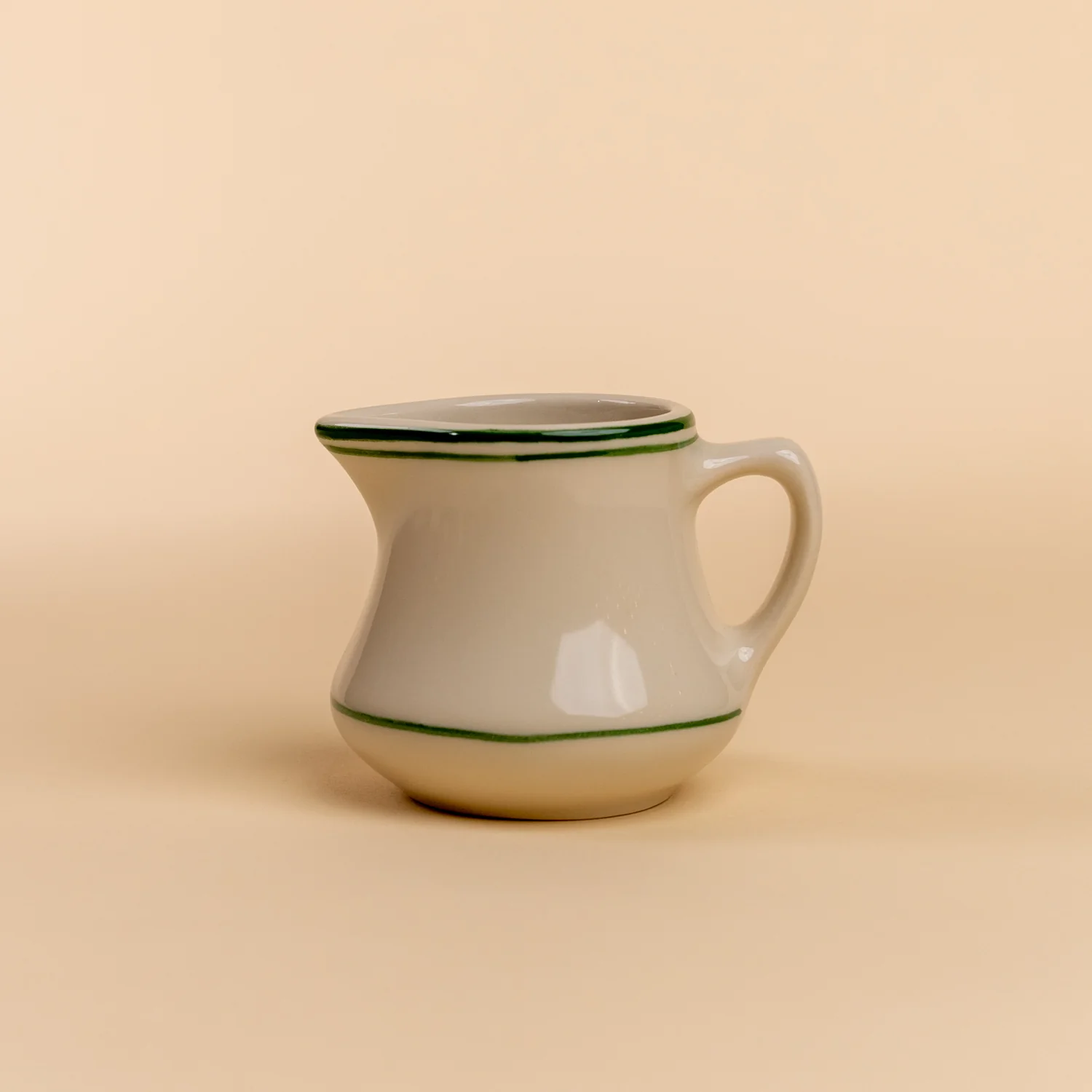 Green Band Cream Jug