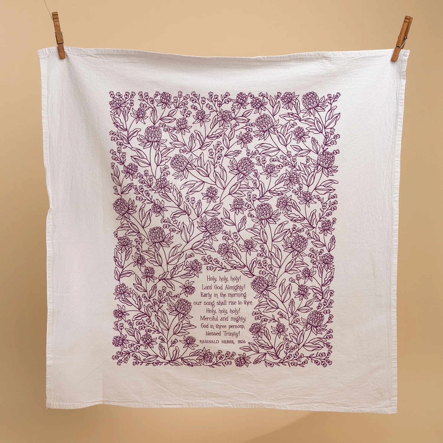 Holy, Holy, Holy Hymn Tea Towel