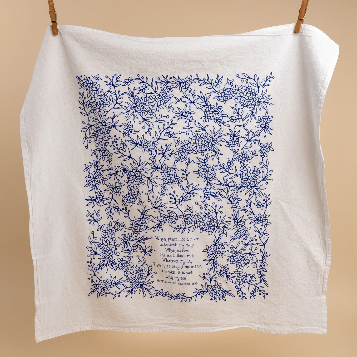 It Is Well Hymn Tea Towel