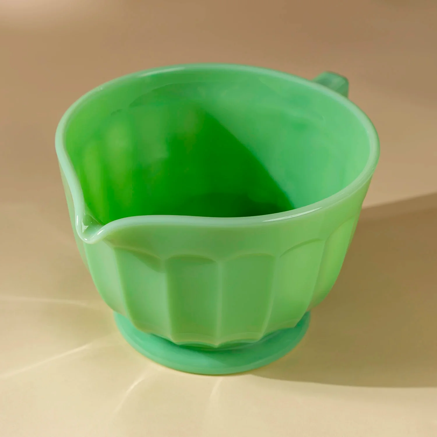 Jadeite Panel Batter Bowl