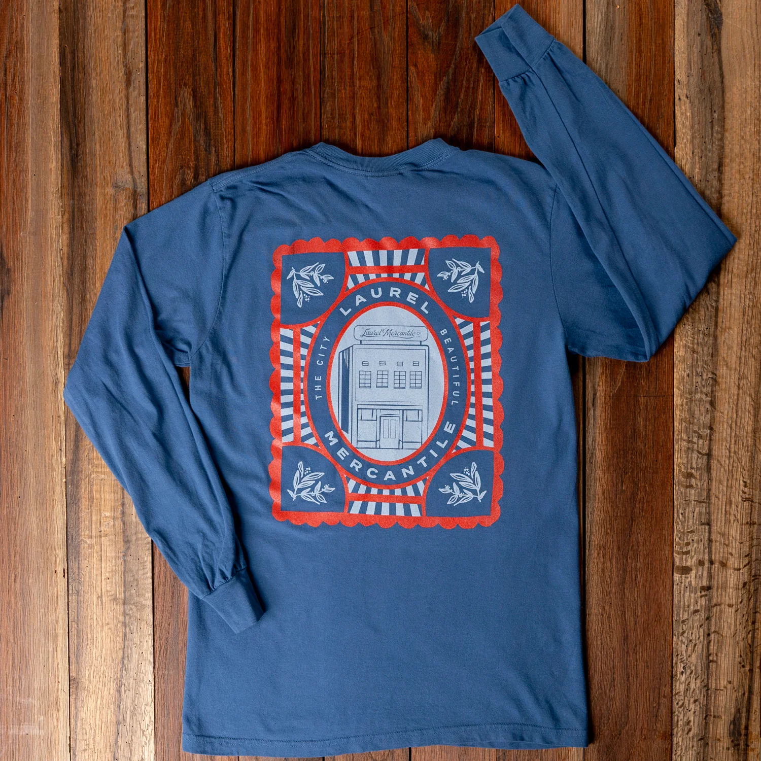 Laurel Stamp Long Sleeve T-Shirt