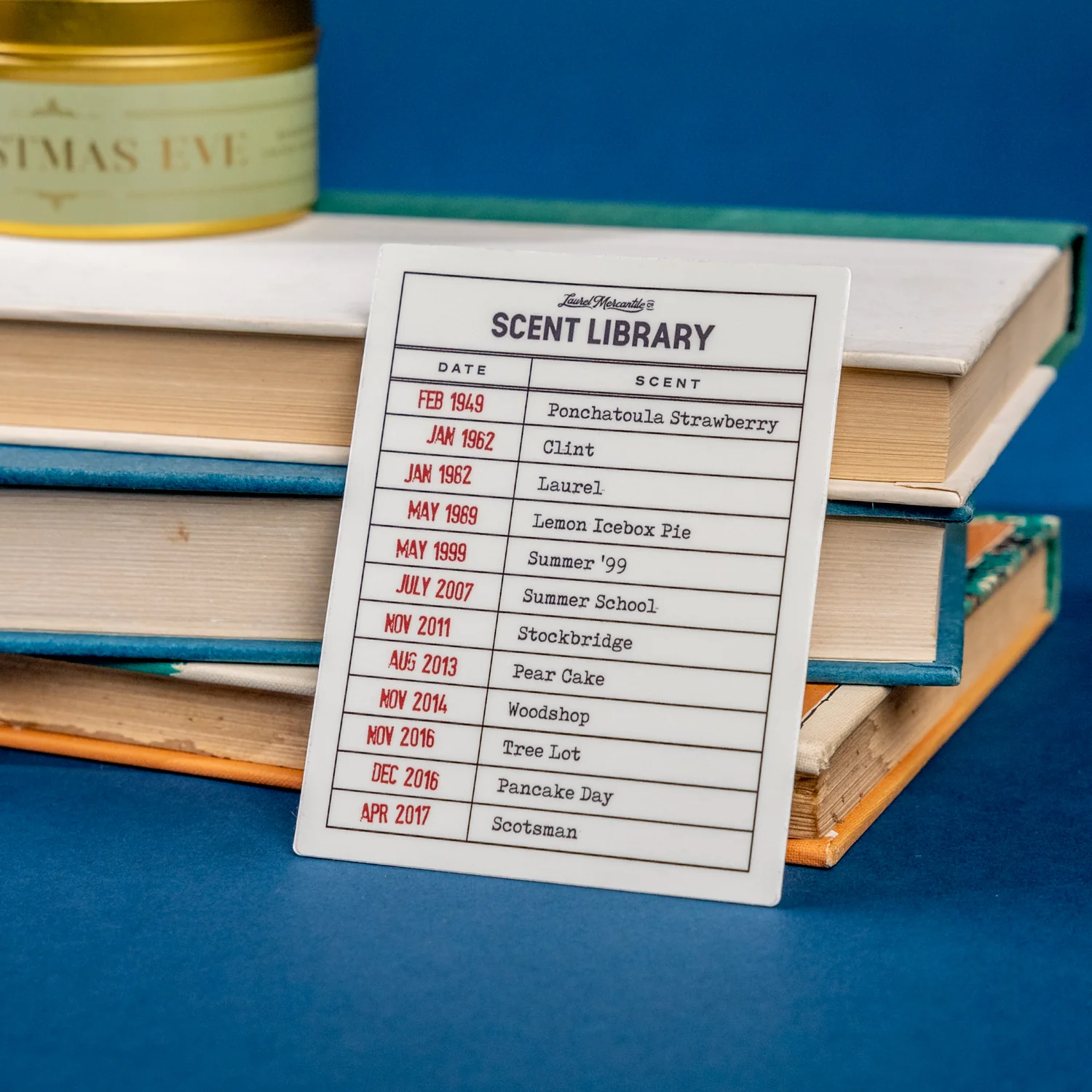 Library Card Die Cut Decal