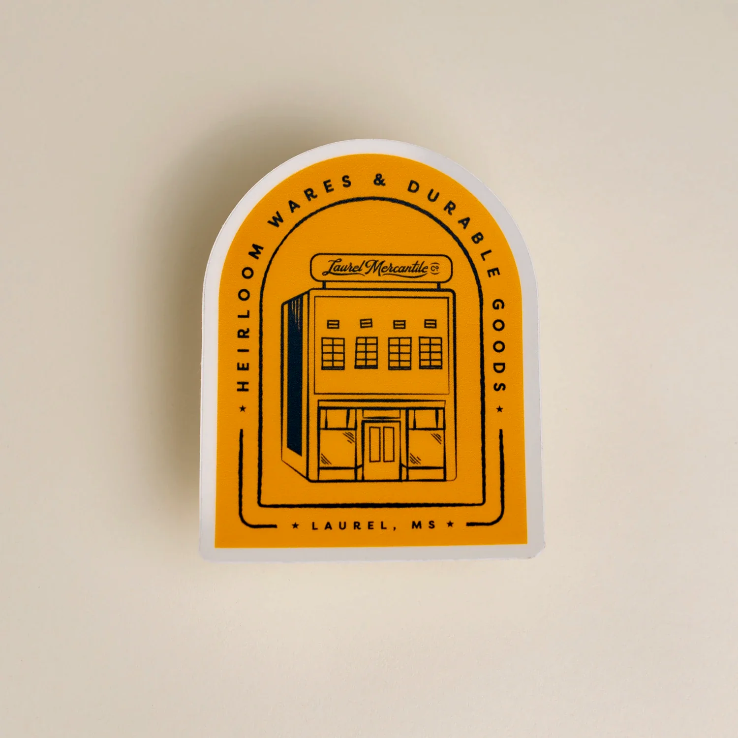 Mercantile Storefront Die Cut Decal