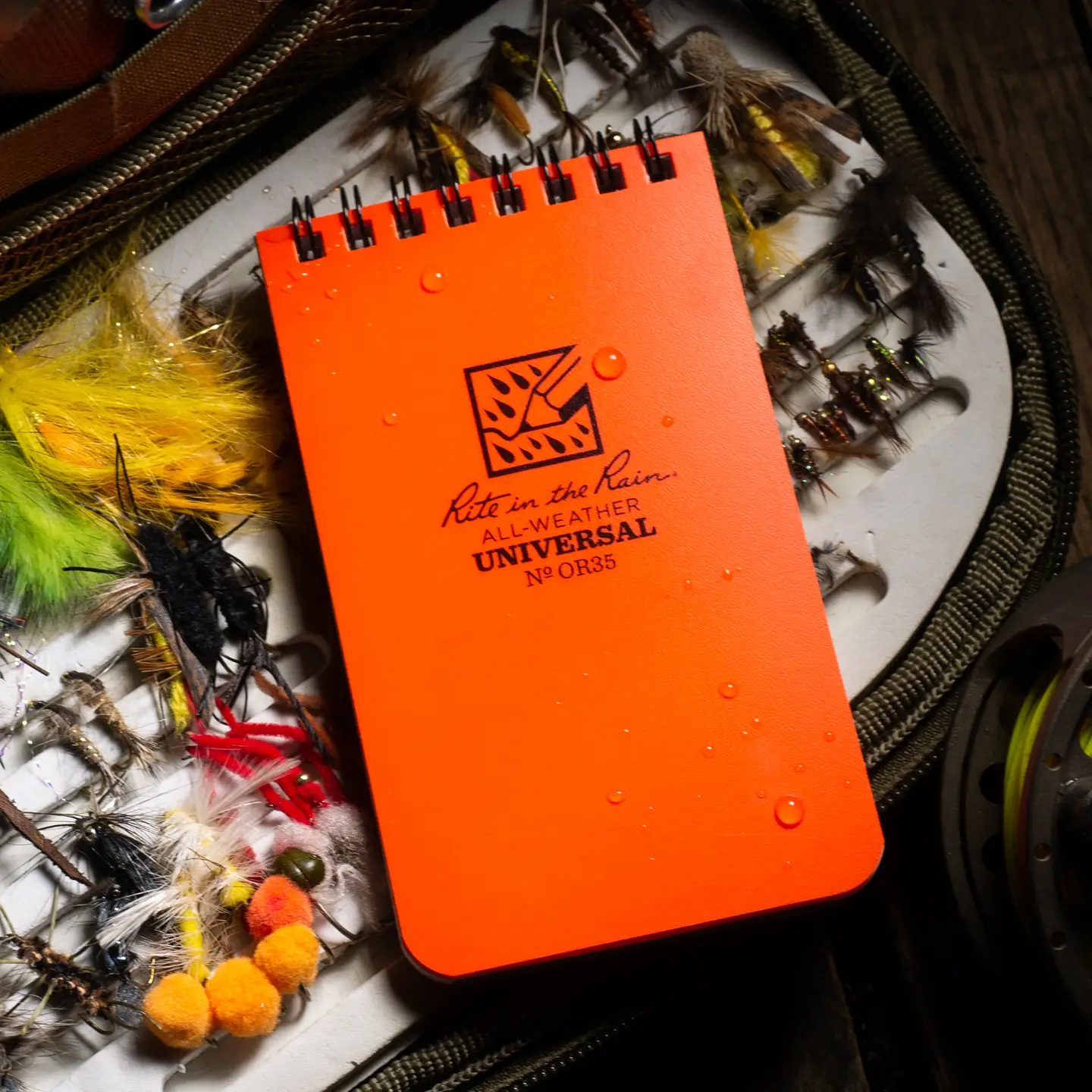 Rite in Rain Orange Top Spiral Notebook