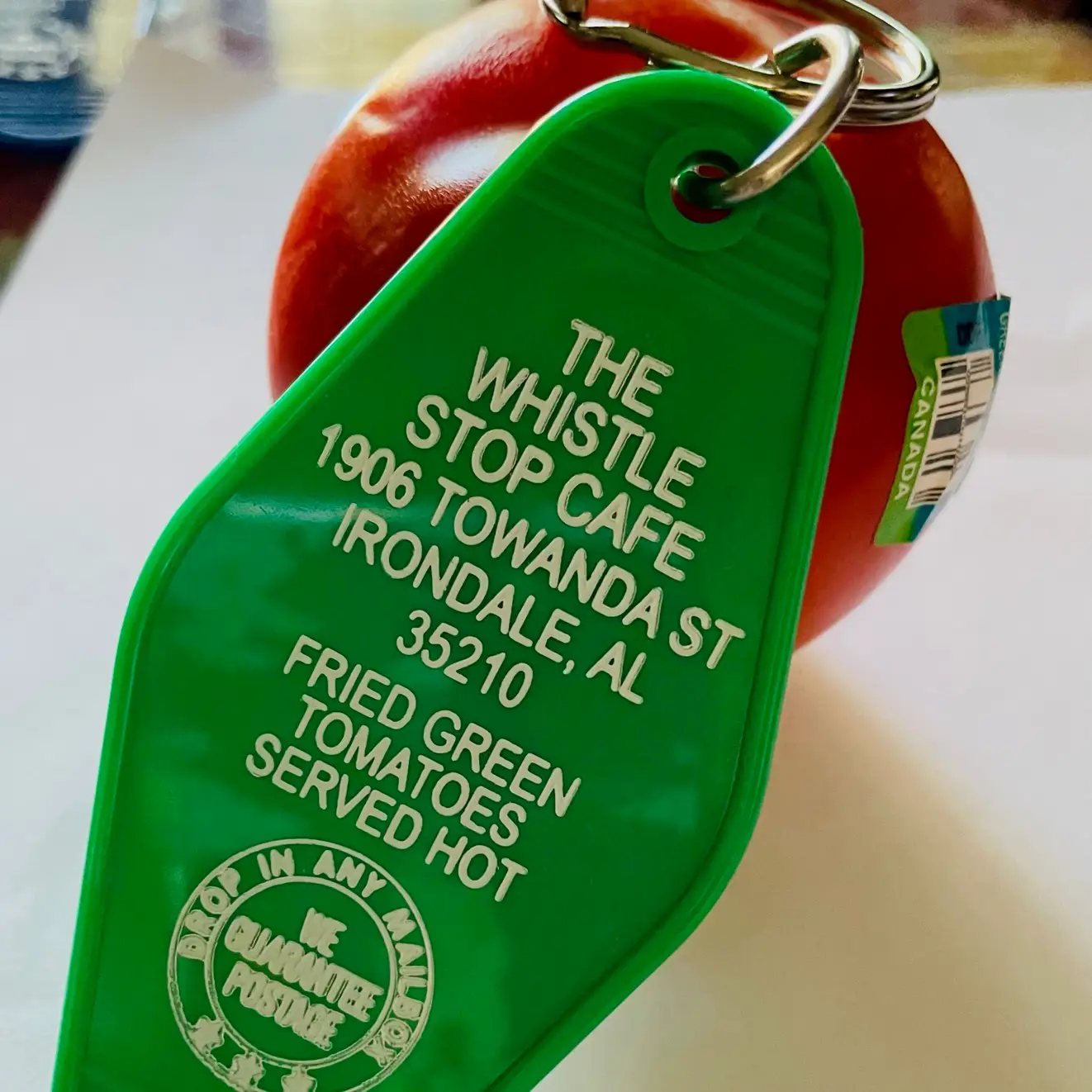 The Whistle Stop Cafe Motel Key Fob