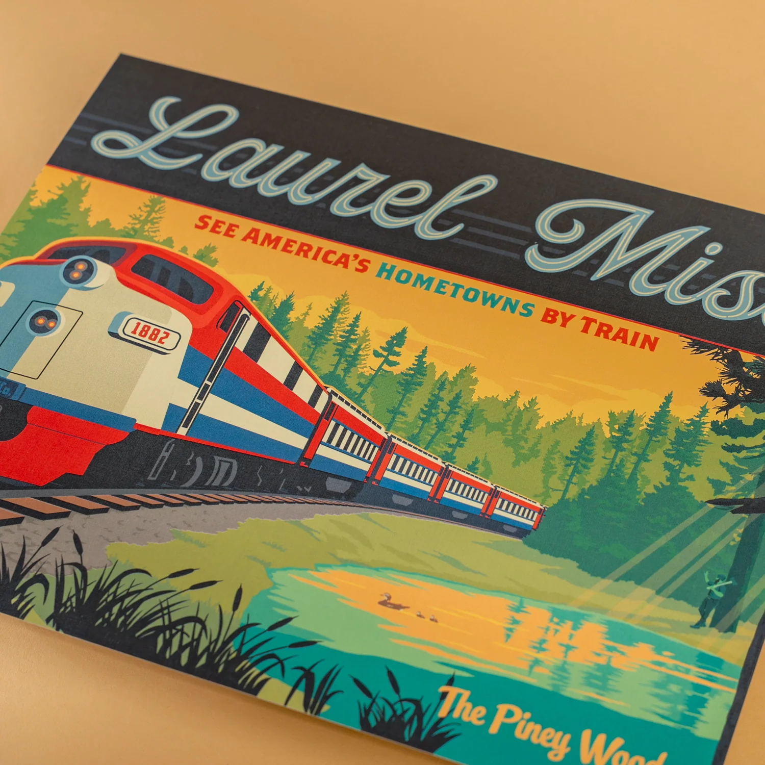 Train Mural Print