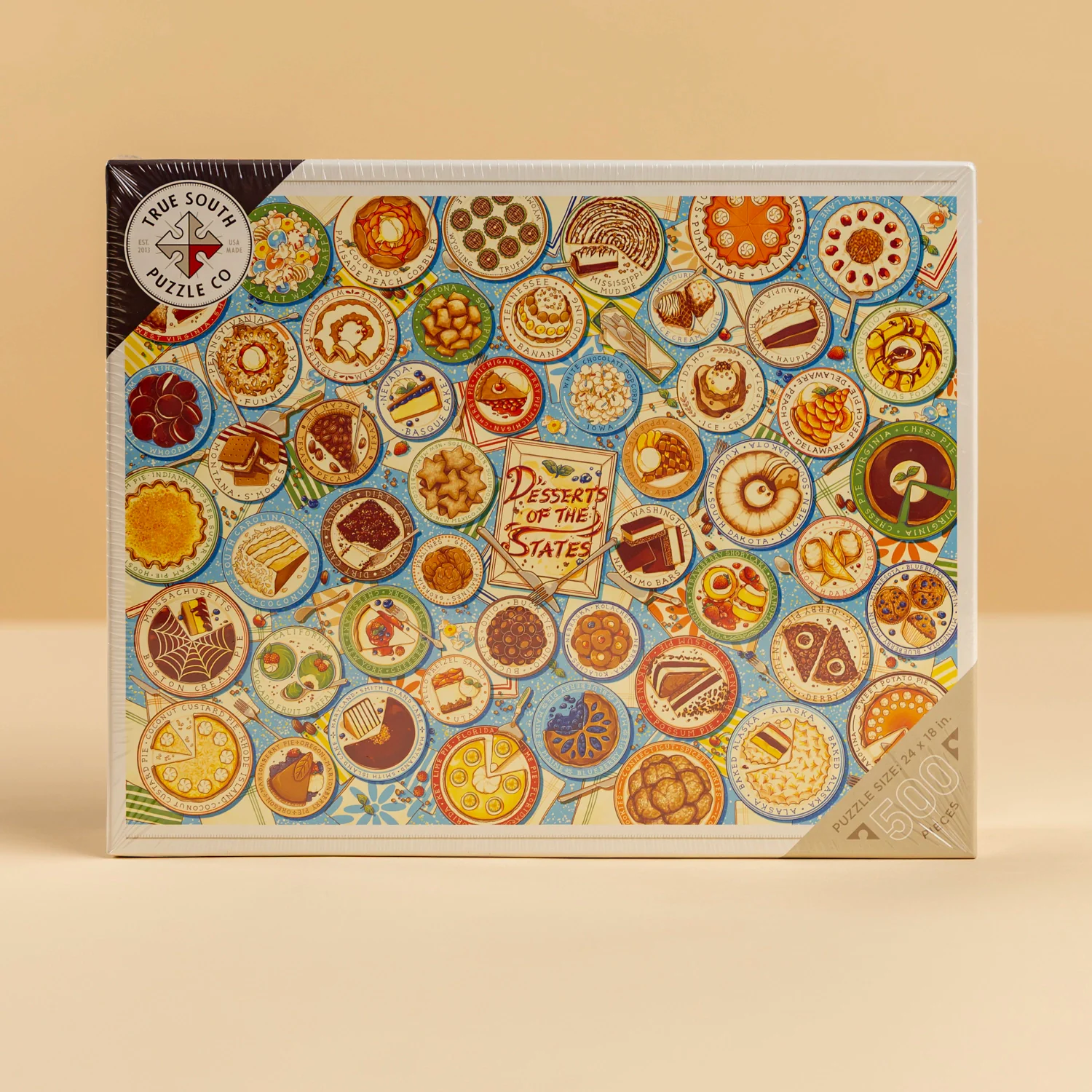 True South Desserts of the States Puzzle