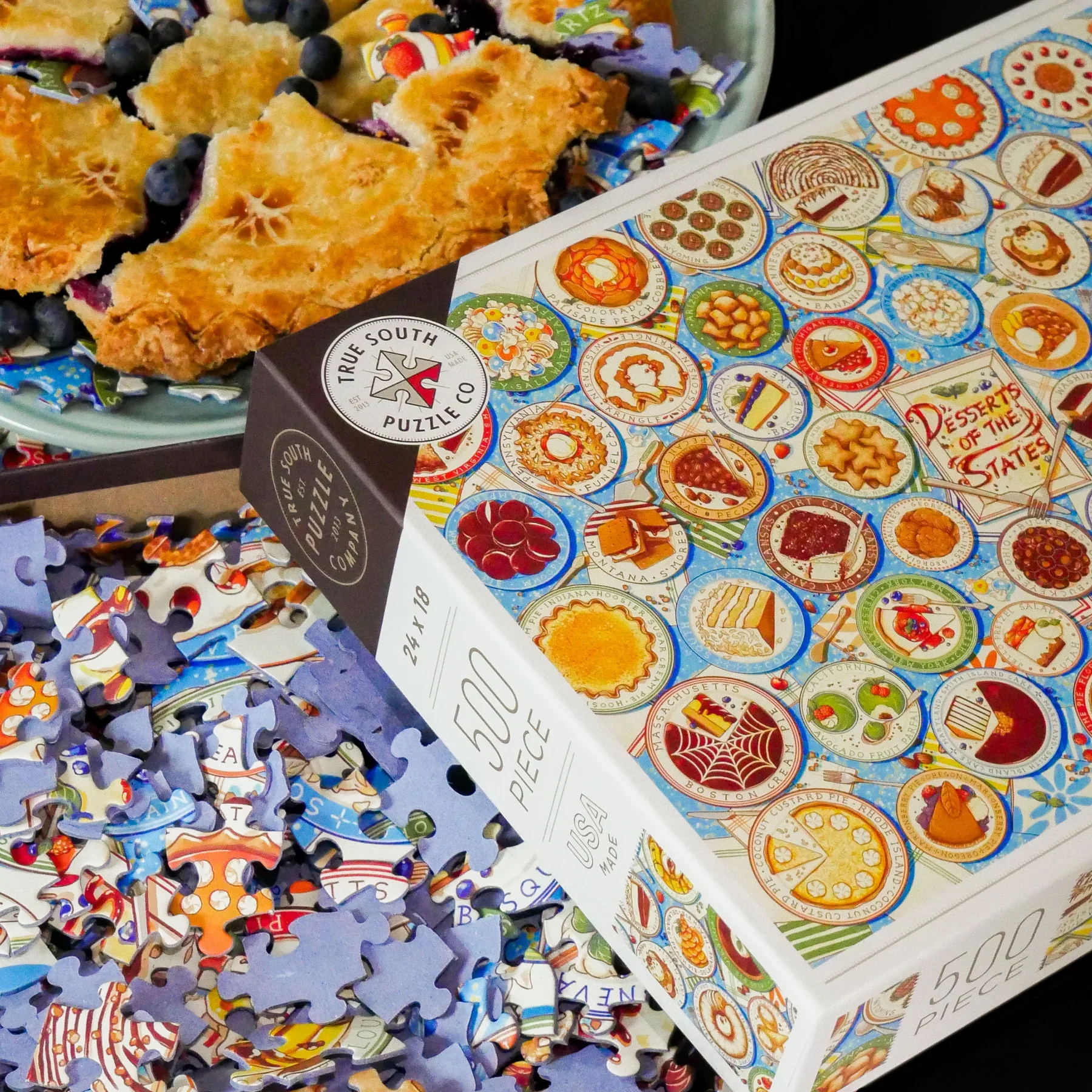 True South Desserts of the States Puzzle
