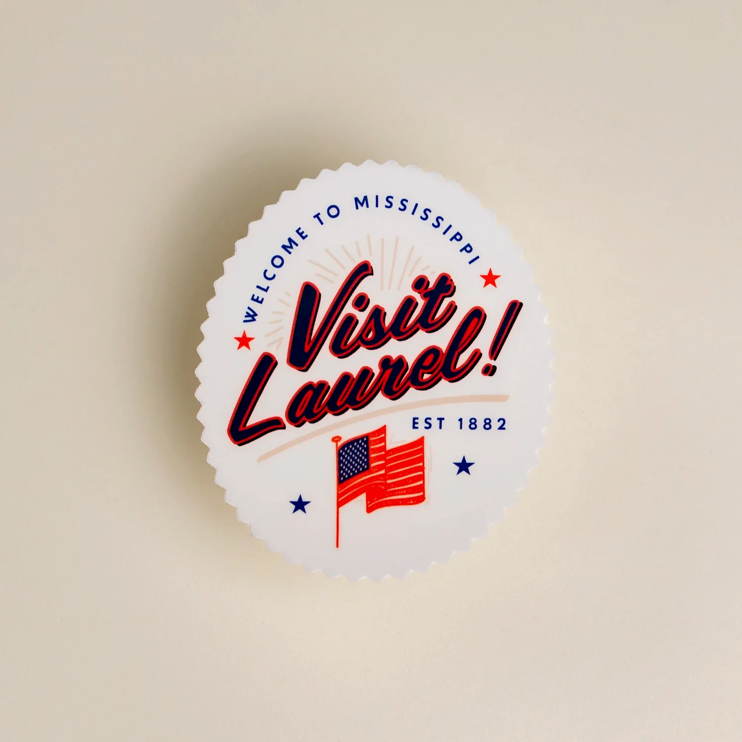 Visit Laurel! Die Cut Decal