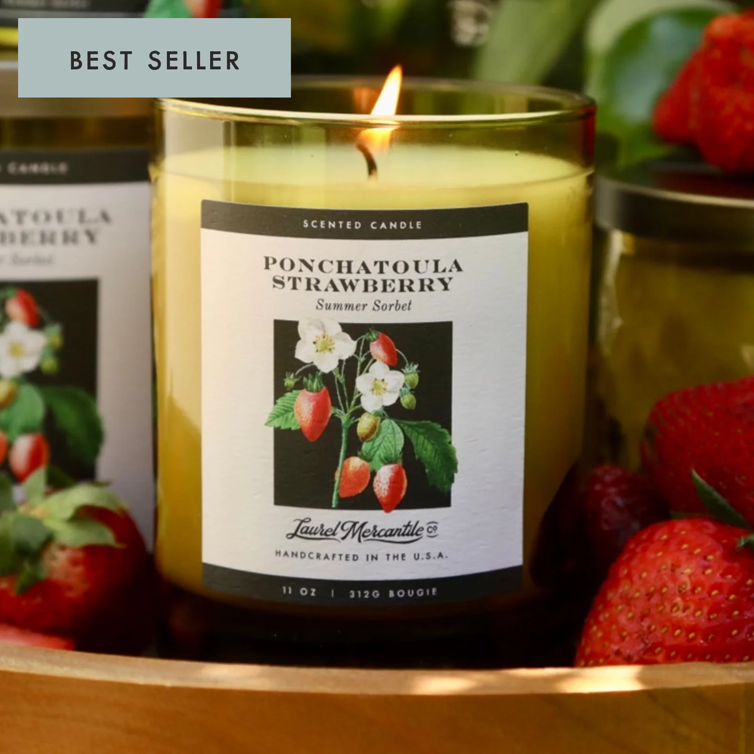 Ponchatoula Strawberry Candle