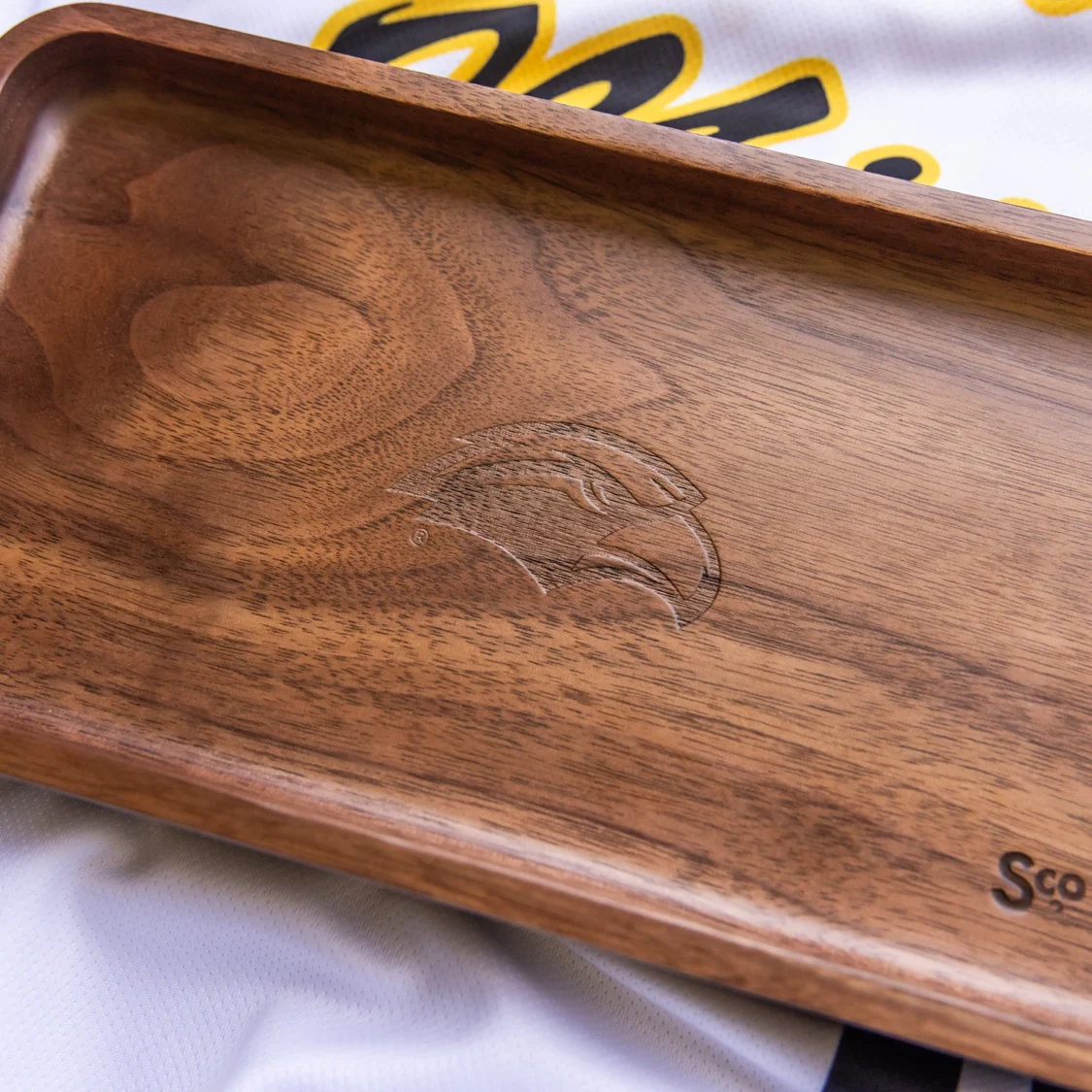Walnut Southern Miss Wooden Valet