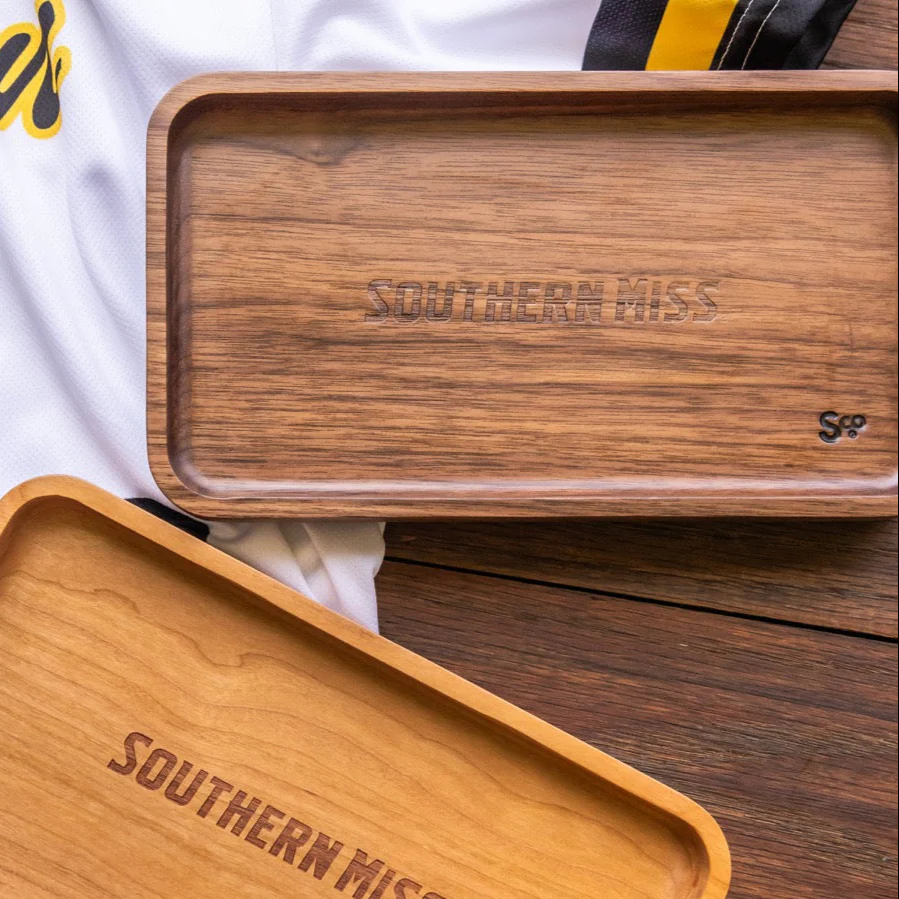 Walnut Southern Miss Wooden Valet