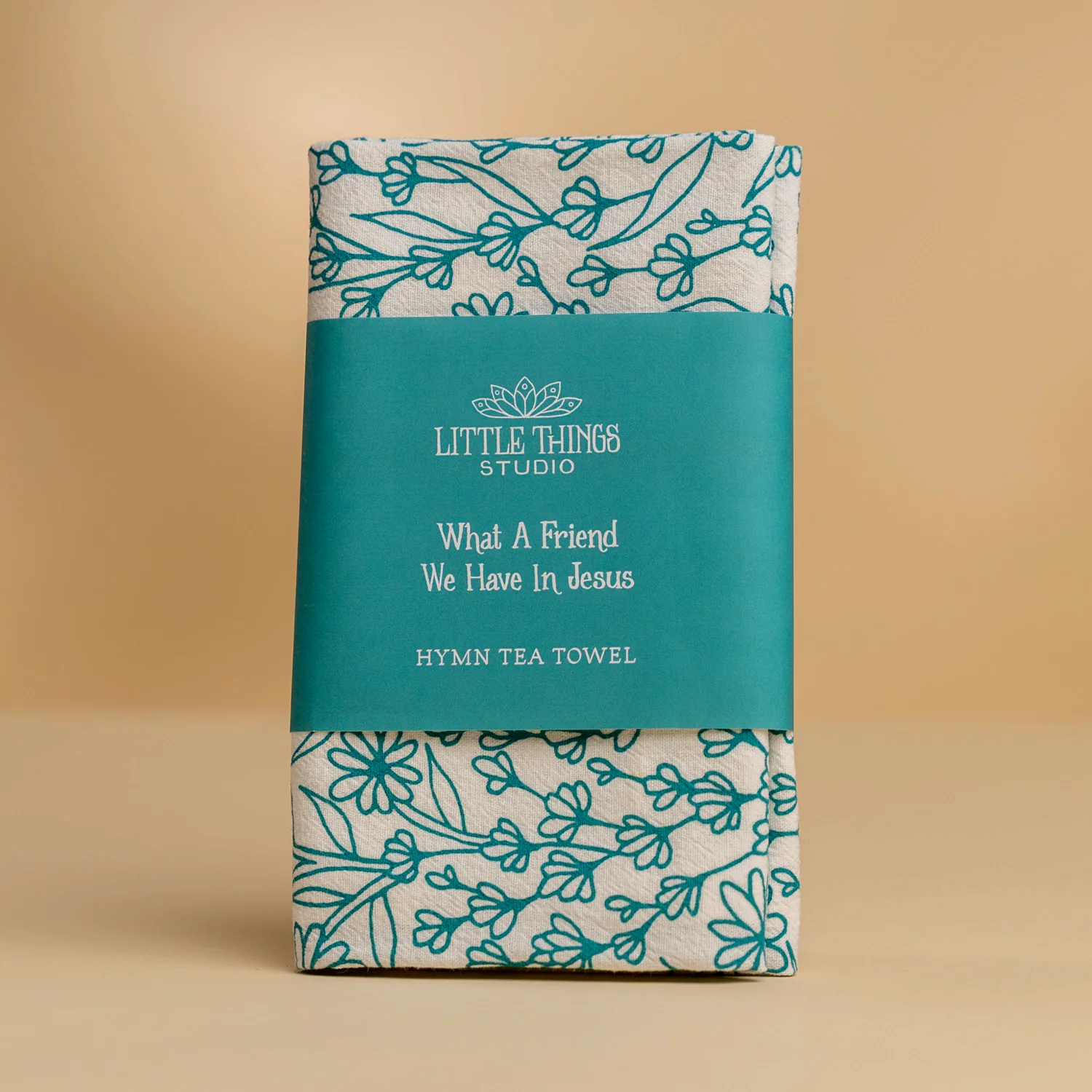 What A Friend Hymn Tea Towel