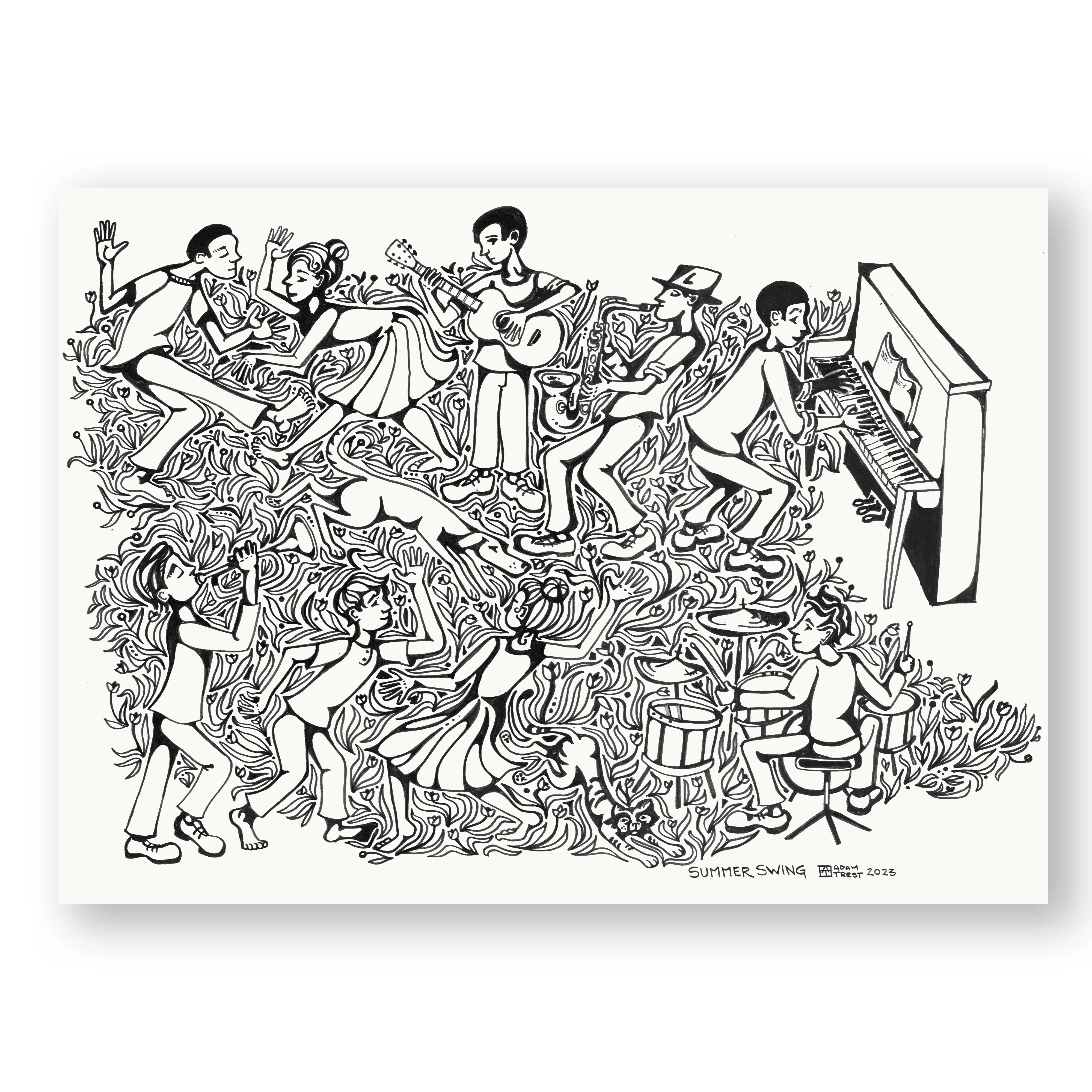 Adam Trest Melody | Summer Swing Print