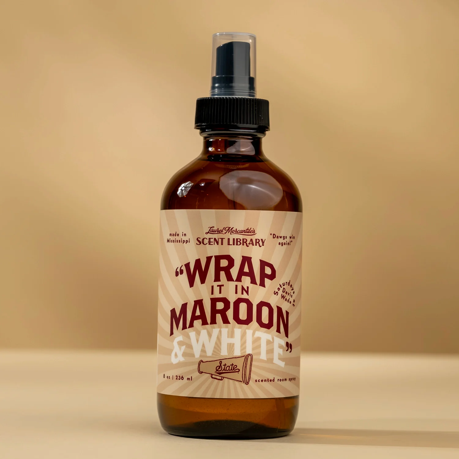 Wrap it in Maroon & White Room Spray