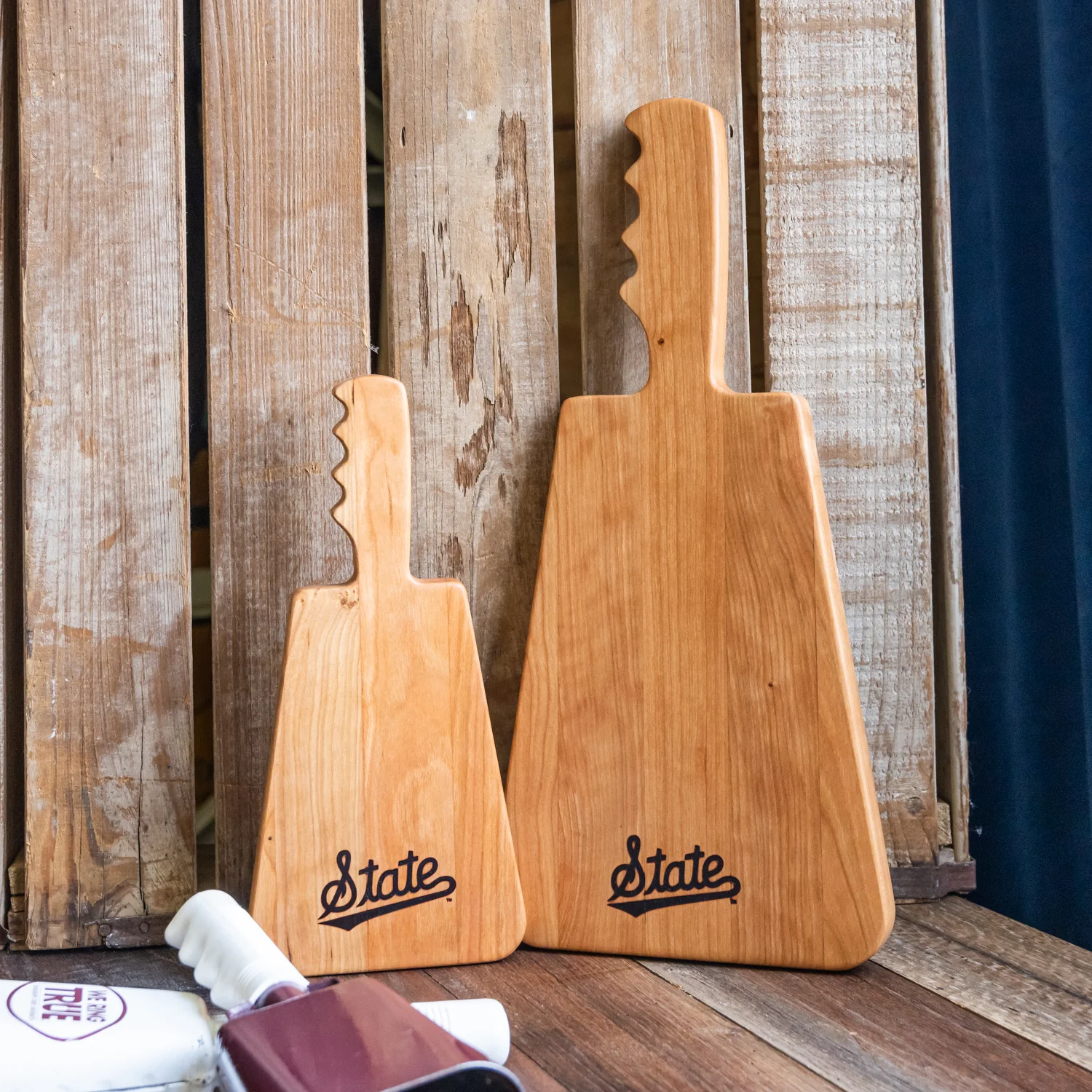 Cherry Cowbell Serving Board