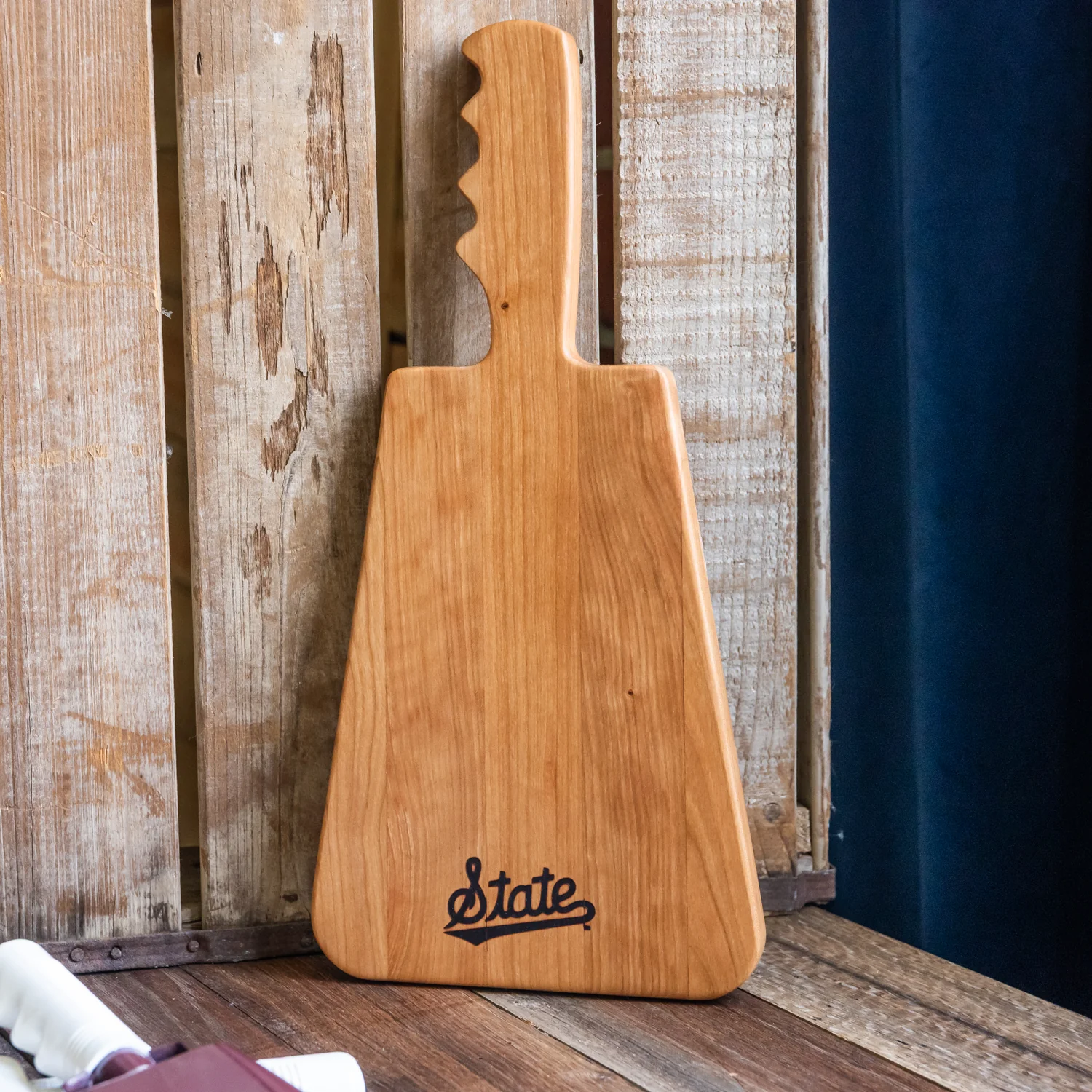 Cherry Cowbell Serving Board