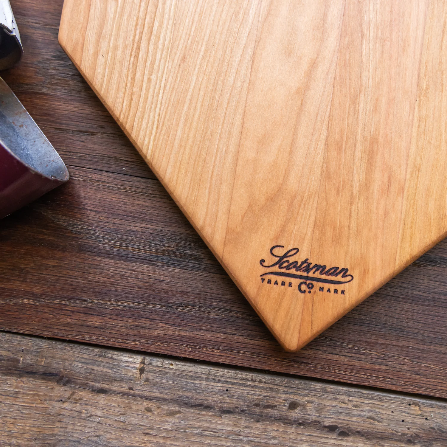 Cherry Mississippi State Home Plate Serving Board