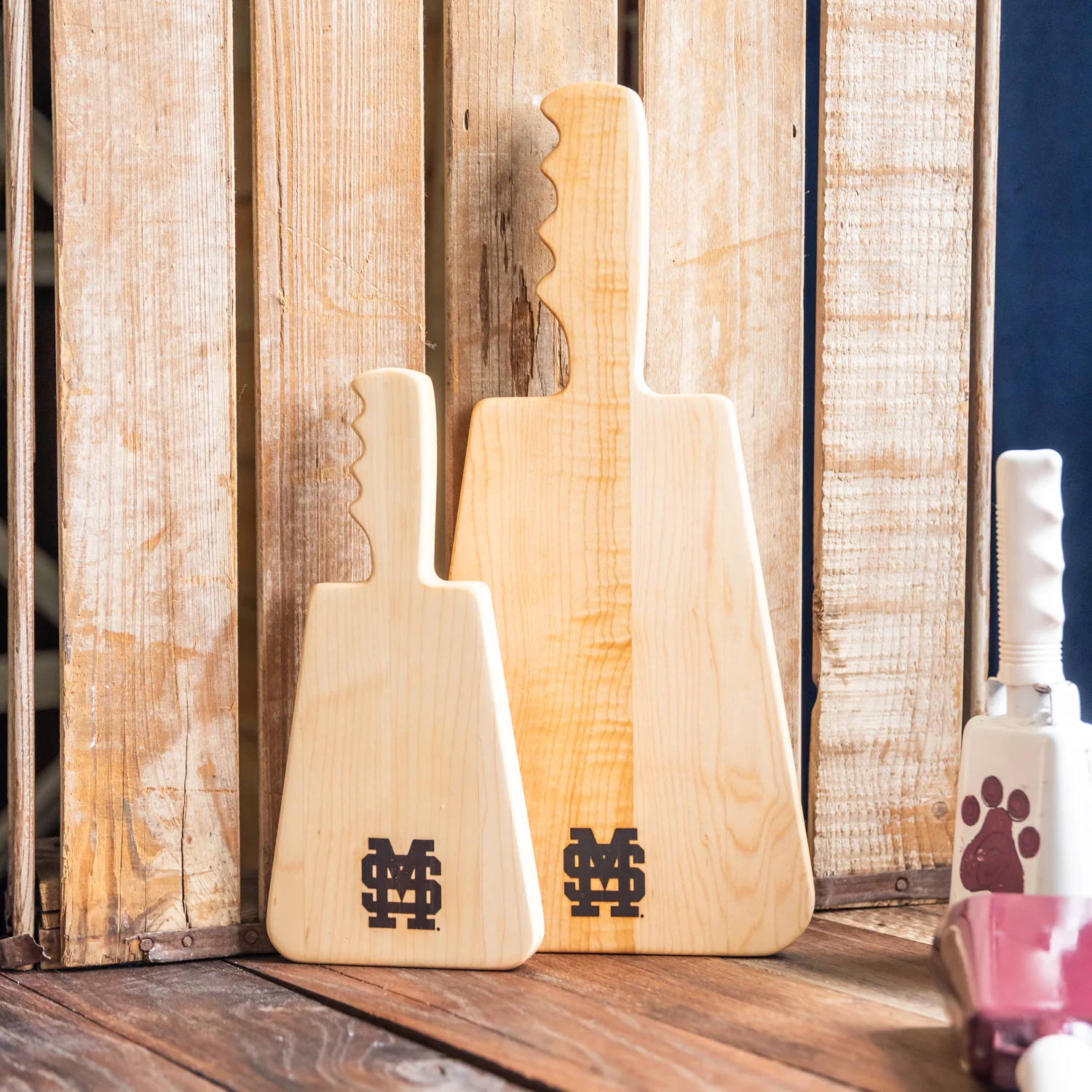 Maple Cowbell Serving Board
