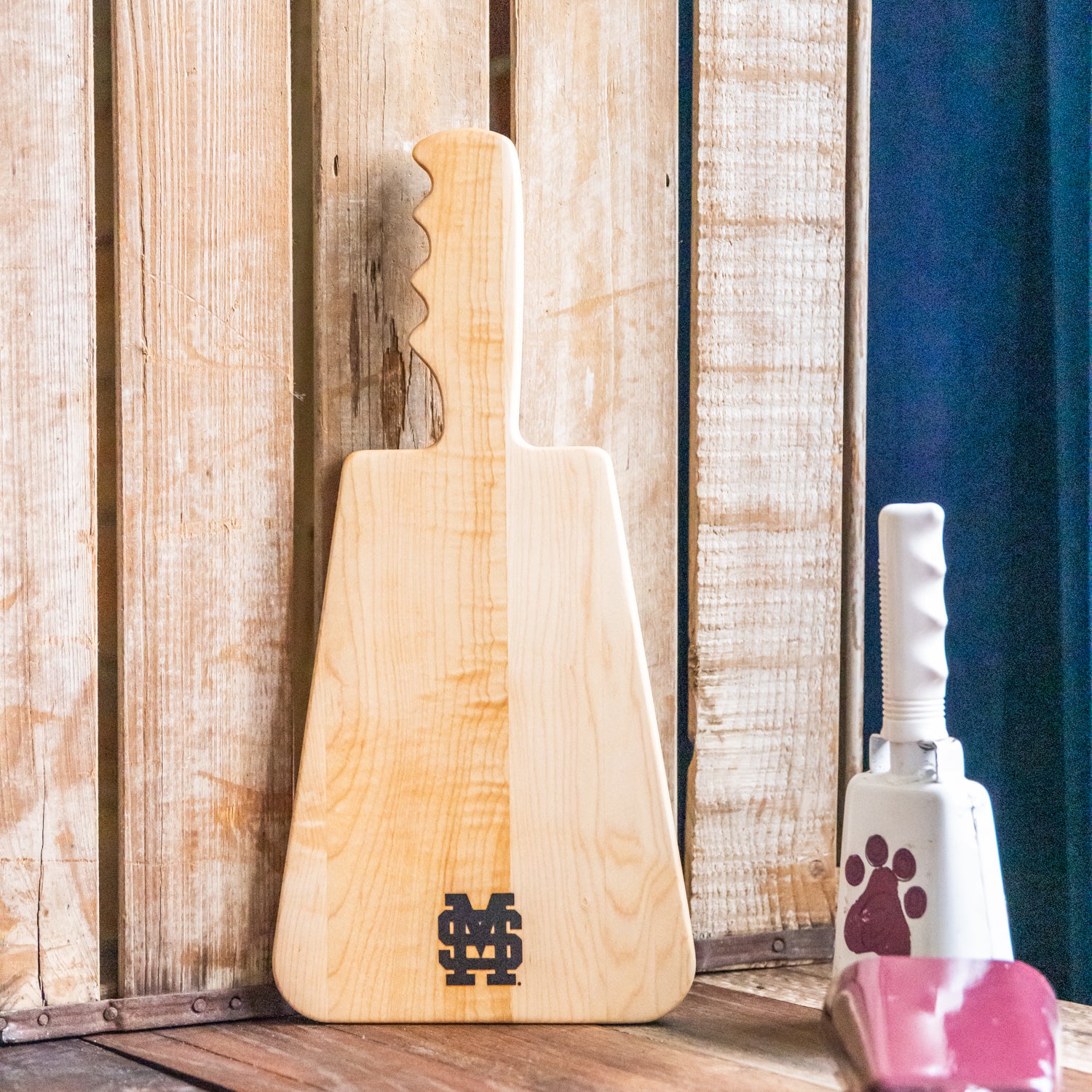 Maple Cowbell Serving Board
