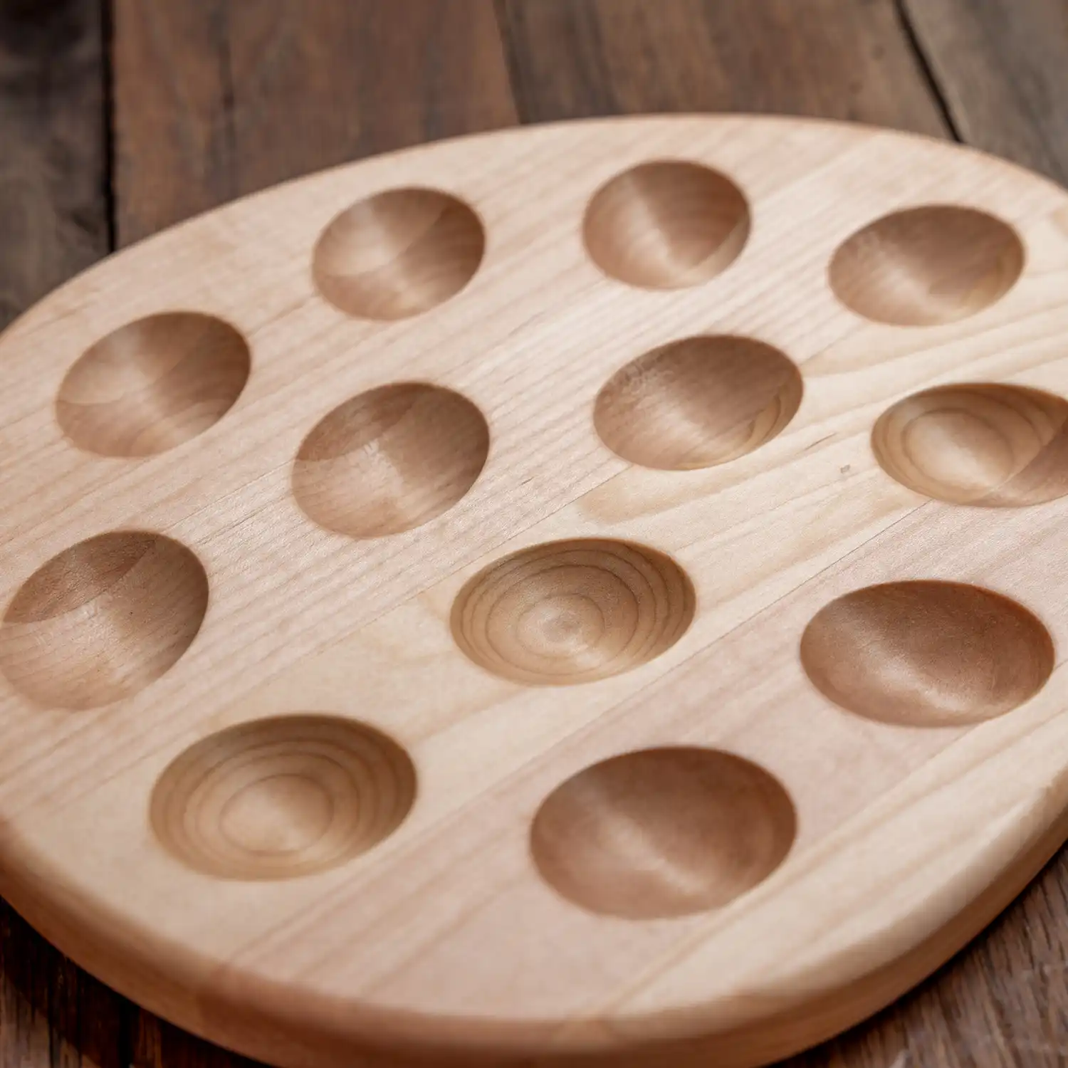 Maple Deviled Egg Tray | 12 egg