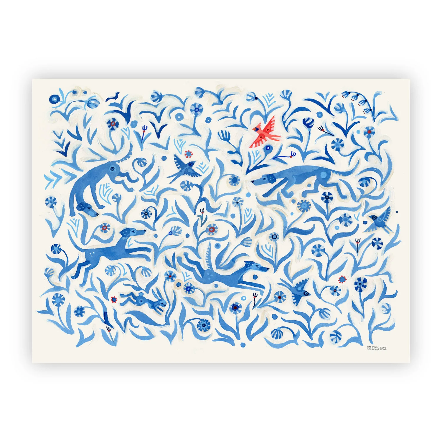 Adam Trest | Chasing Rabbits Print