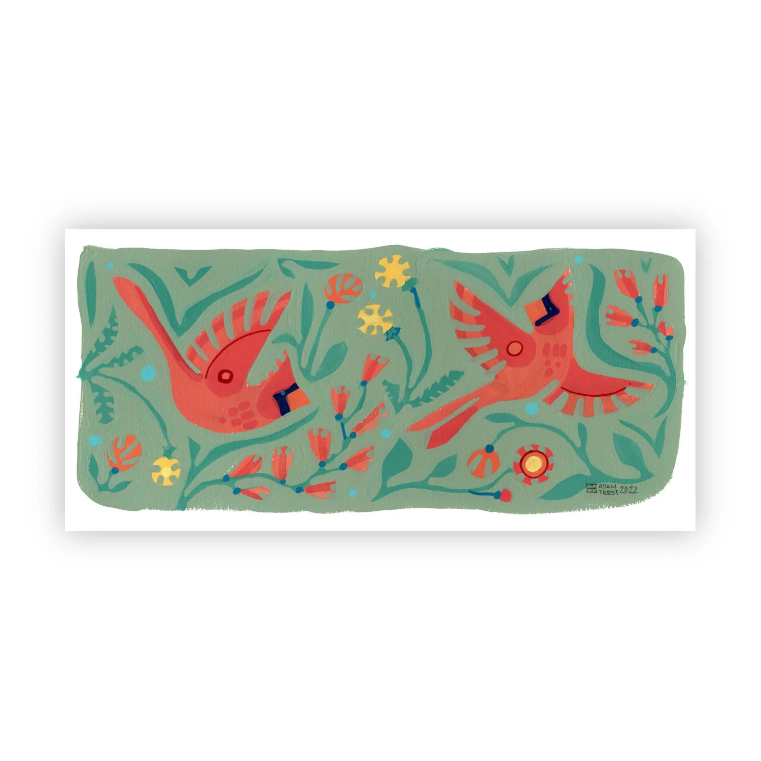 Adam Trest | The Garden Chase Print