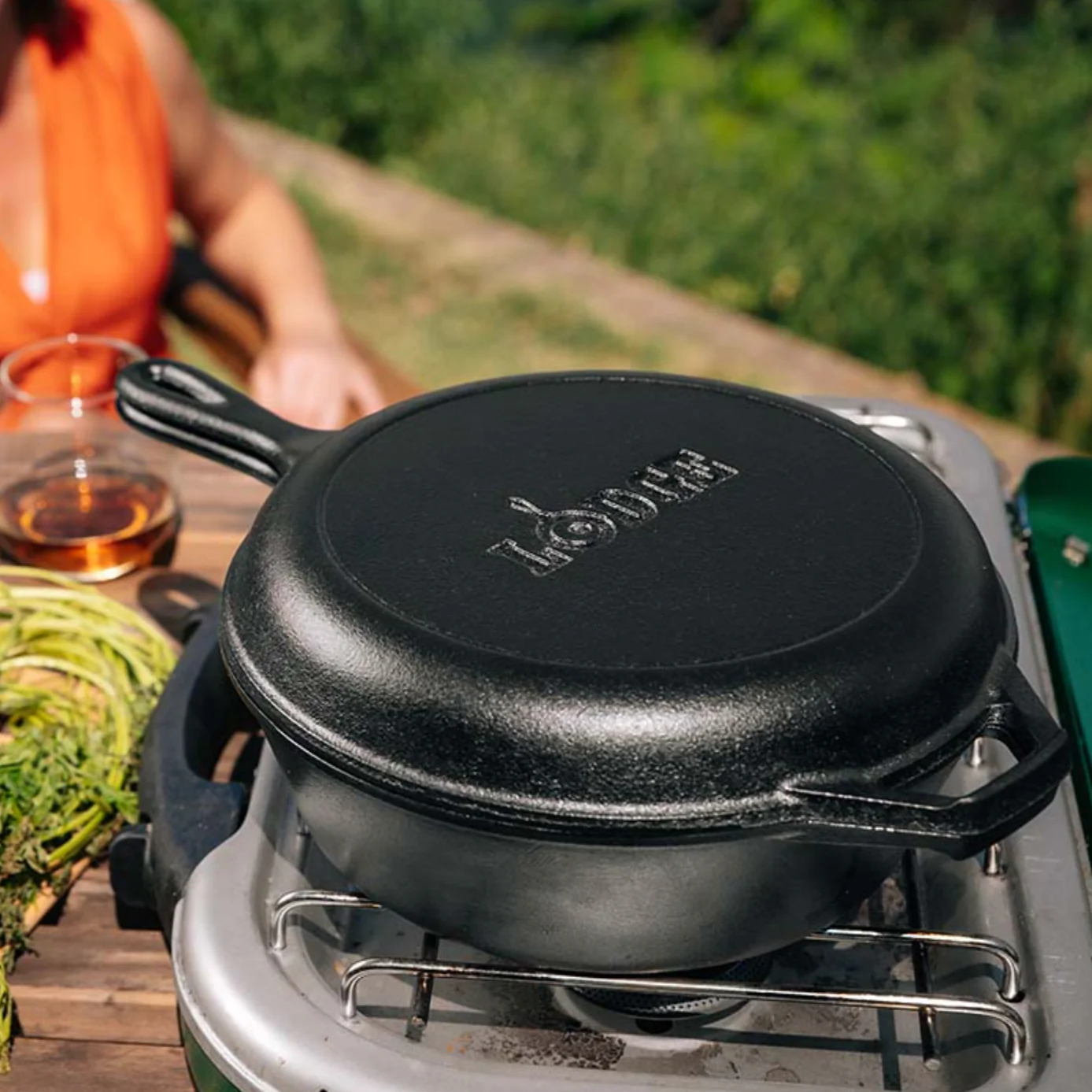 3.2 Quart Cast Iron Combo Cooker