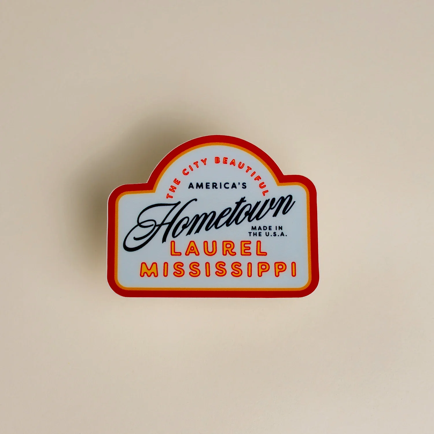 America's Hometown Die Cut Decal