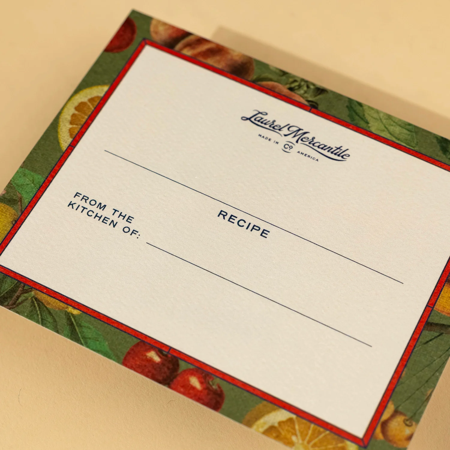 Blank Recipe Cards