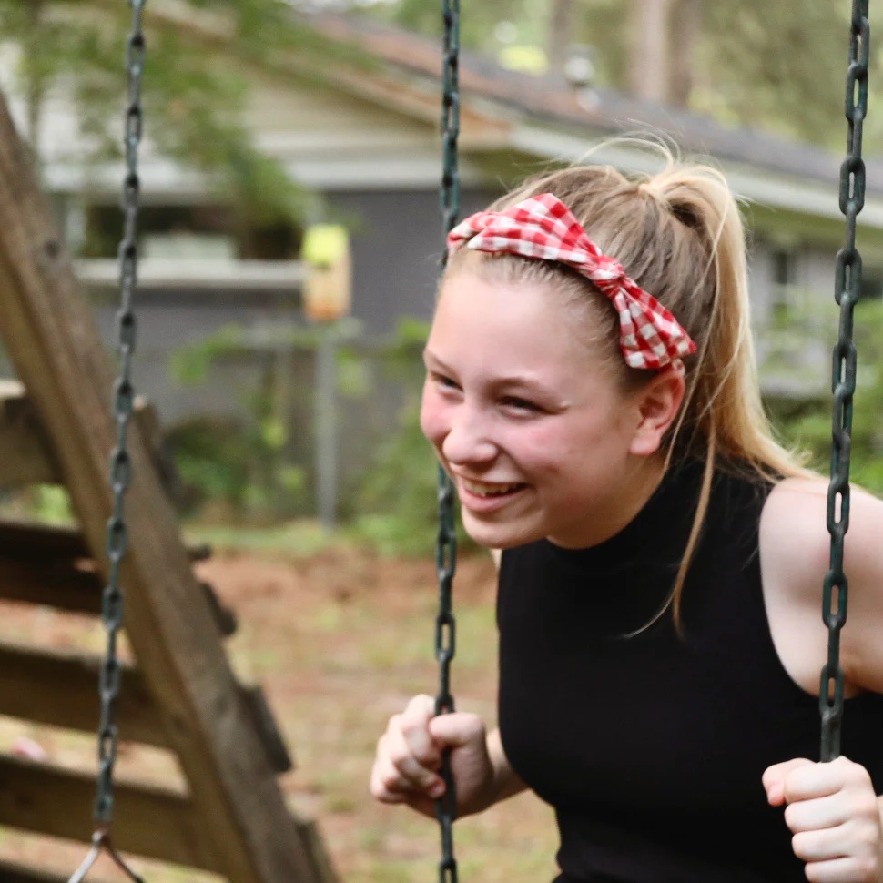 Brooke's Gingham Bow Headband